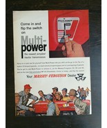 Vintage 1962 Massey-Ferguson Multi Power Tractor Transmission Full Page ... - £5.21 GBP