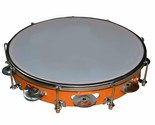 Musical Instrument Hand Percussion Tambourine Metal Zill 10 Inch Color M... - $26.06