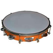 Musical Instrument Hand Percussion Tambourine Metal Zill 10 Inch Color M... - £20.76 GBP