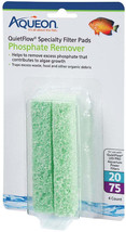 Aqueon Phosphate Remover Pads for QuietFlow LED Pro Power Filter 20/75 - £7.84 GBP+