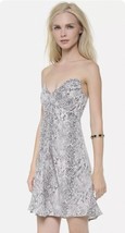 Zimmerman Silk Strapless Python Print Dress, Sz 2, NWT! - $3,603.86 MXN