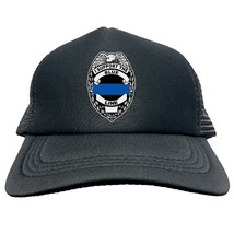 SUPPORT POLICE BLUE LINE FUNNY Trucker Cap Foam Baseball Cap Hat Mesh HF... - £15.83 GBP