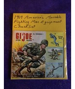 Vintage 1964 America&#39;s Movable GI Joe Fighting Man Equipment Checklist - $34.95