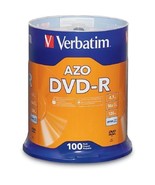 Verbatim DVD Recordable Media - DVD-R - 16x - 4.70 GB - 100 Pack Spindle... - £33.67 GBP
