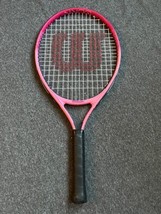 WILSON Burn Pink 2021 Junior Tennis Racquet 23 ~ 3 5/8 - £15.15 GBP