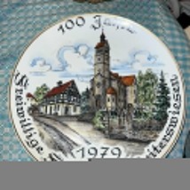 Vintage German Plate, W. Schwemmlein Plate, Bayreuth,Leibnizstrae 9 - £26.99 GBP