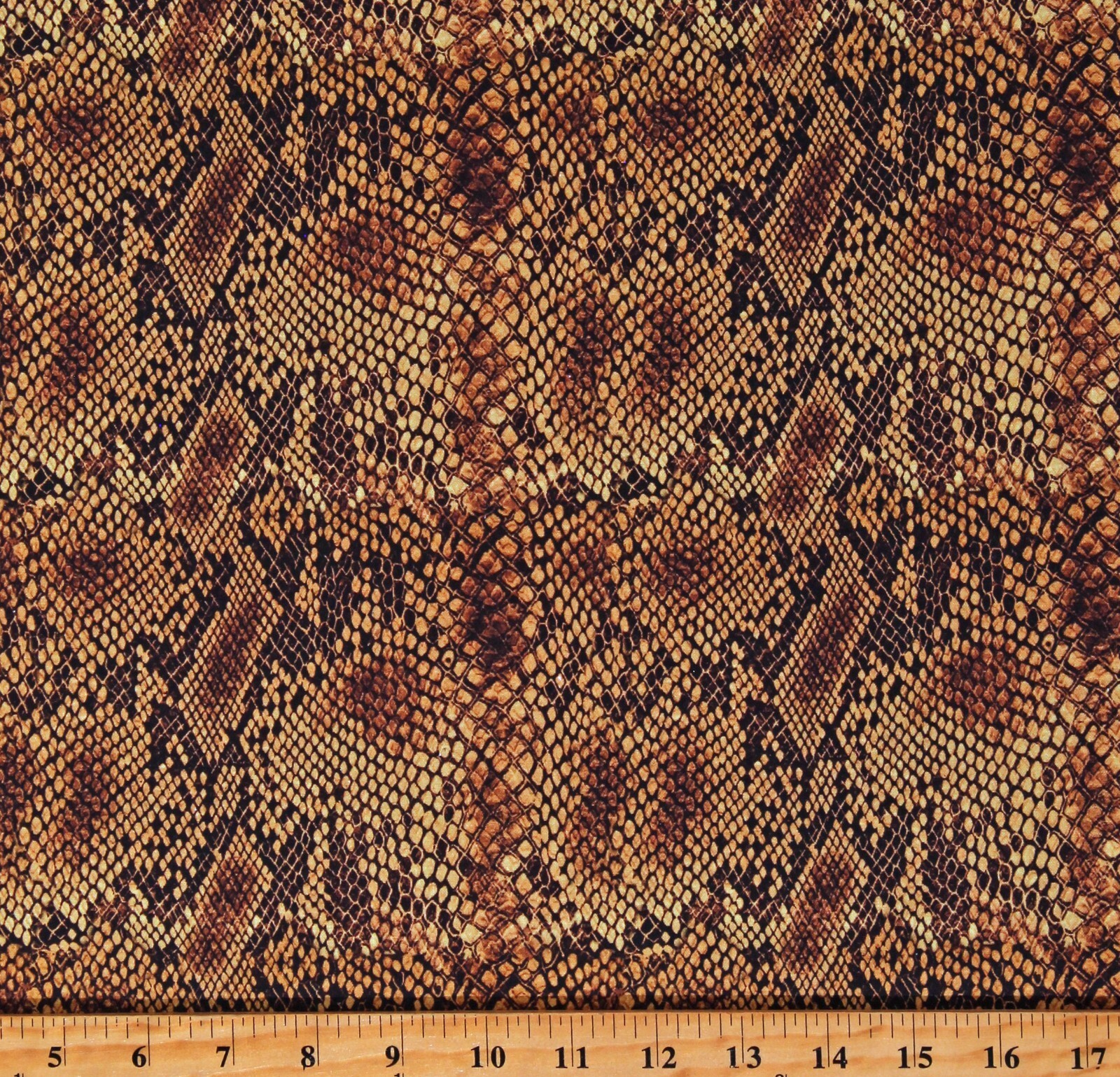 Cotton Snake Skin Snakes Animal Skin Prints Fabric Print by the Yard D37... - $12.95