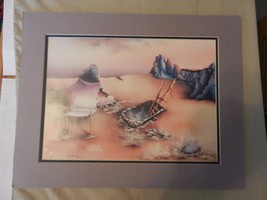 Vintage Southwestern Print The Franklins by Miqui #47 of 100 Signed from 10/1994 - £239.80 GBP