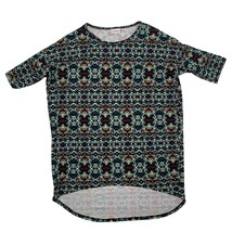 LuLaRoe XS Simply Comfortable Women&#39;s Irma Tunic Top Graphic Print Short... - $105.73 MXN
