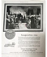 George Washington Inaugural Address 1789 Great American Group 1953 VTG P... - $21.96 CAD