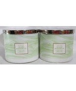 White Barn Bath &amp; Body Works 3-wick Scented Candle Lot Set of 2 ISLAND M... - £50.16 GBP