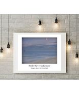 Skagen Beach in Moonlight Home Decor Art Print  20 x 17 in - £22.31 GBP