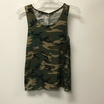 NWOT Womens Size Small or Medium Camo Camouflage Stretch Tank Top Made in USA - £7.96 GBP