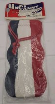 Vintage 1970s UnCanny Tennis Ball Holder New With Tags Red White Blue - £26.95 GBP