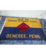Vtg Boy Scouts Cub Scouts BSA Pack 25 Genesee Pennsylvania Service Flag ... - €85,96 EUR