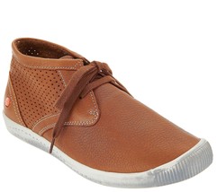 Softinos by Fly London Women Oxford Sneakers Ink Size EU 37 US 6 Caramel Leather - £37.54 GBP