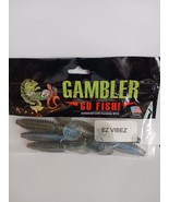 GAMBLER EZ VIBEZ, 4 inch, 5 pack, Blue and Green with Flakes - $3.45