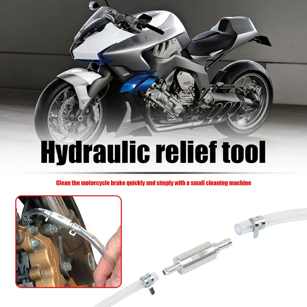 VODOOL Clutch Brake Bleeder Hose Kit for Motorcycle Car Hydraulic Brake Clutch - £10.46 GBP