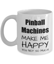 Pinball Machines Lover Gift, Funny Pin Ball Arcade Fan Mug, Hobby Birthday Gift  - $16.80+