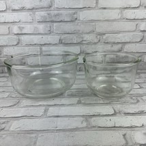 Fire King Glass Mixing Bowls For Sunbeam Mixmaster Mixer Lot of 2 - $28.44