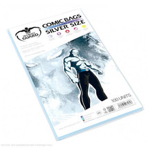 Ultimate Guard Comic Bags Resealable 100pk - Silver - £32.91 GBP