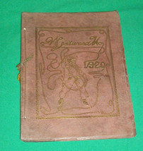 1920 Westward Ho West High School Denver Co Sepia Photo Photograph Old Year Book - £41.36 GBP