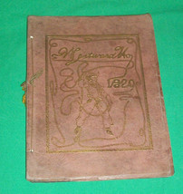 1920 Westward Ho West High School Denver Co Sepia Photo Photograph Old Year Book - £40.44 GBP