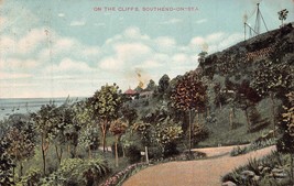 SOUTHEND-ON-SEA Essex England~On The CLIFFS~1905 Postcard - £7.14 GBP