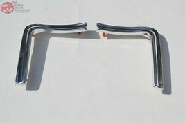 1966 Chevy Impala Front Fender Head Light Lamp Aluminum Eyebrow Moldings New - £54.48 GBP