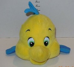 Disney Little Mermaid Flounder 9&quot; Plush Toy Rare HTF - £11.63 GBP