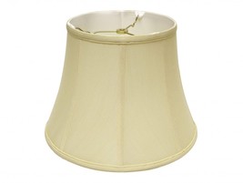 16&quot; Antique White Altered Bell Monay Shantung Lampshade - $131.62