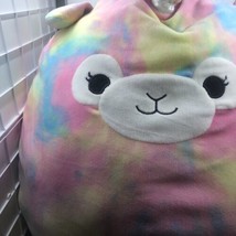 Squishmallow Bo Llama Llamacorn Unicorn Rainbow Tie Dye 18” Kellytoy Flaw - £10.85 GBP