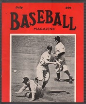 Baseball Magazine 7/1938-CLefty Grove-Connie Mack-Joe McCarthy MLB-pix-i... - £66.59 GBP