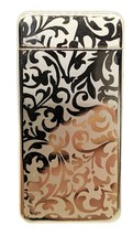 Gold Floral Design Dual Arc Flameless Rechargeable Electric Lighter - $12.86