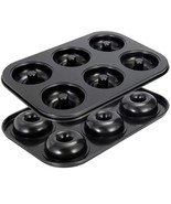 Mini Donut Pans 2 Set Non-Stick 6-Cavity Baking Pans High-Grade Molds BP... - $423.25 MXN