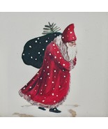Christmas PRIMITIVE SANTA CLAUS framed print IRENE KIRILLOFF ~ American ... - £14.56 GBP