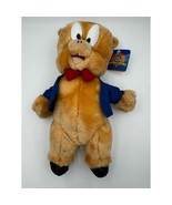 EUC Vintage Warner Bros. Looney Tunes Porky Pig 12” Plush w Original Tag... - £15.38 GBP