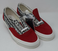 Vans Era 95 DX F.O.G. Red Corduroy Sneakers 11.5 US NIB Shoes - $792.00