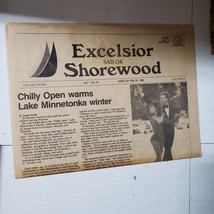 Vintage Excelsior Shorewood Sailor Paper Newspaper 1985 February  Section A - $15.19