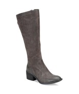 New Born Women&#39;s Felicia Distressed Suede Tall Boot Grey Size 5.5M - £172.47 GBP