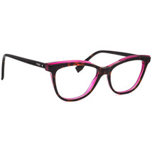 Fendi Eyeglasses FF 0255 086 Dark Havana Pink Semi Cat Eye Frame Italy 53-16 140 - £95.91 GBP