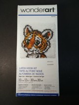 Wonderart Latch Hook Kit 12&quot; x 12&quot; Tiger Cub Canvas Hook 426183 Cute Ado... - $16.99