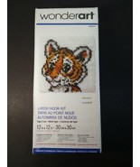 Wonderart Latch Hook Kit 12&quot; x 12&quot; Tiger Cub Canvas Hook 426183 Cute Ado... - £13.36 GBP