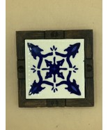 Trivet Tile Colonial Made In Spain Blue White De Esta Region Aislante Pa... - £17.57 GBP