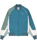 adidas x CLOT Edison Chen Blue Green White Striped Collegiate Jacket siz... - $273.54 CAD