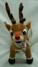 Rudolph the Red Nosed Reindeer ADULT 14&quot; Plush Stuffed Animal Toy CVS St... - £116.96 GBP