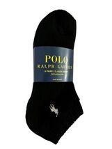 Polo  Ralph Lauren 6 Pack Socks Black NWT.MSRP.$29.00 - $29.00