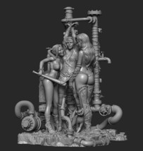 1/16 150mm 3D Print Superhero Model Kit Nudes Beautiful Girls Unpainted - £96.05 GBP