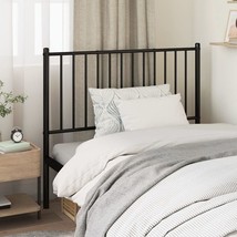 vidaXL Metal Headboard Black 39.4&quot; - $74.88