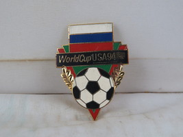 Team Russia Soccer Pin - 1994 World Cup by Peter David - Flag and Ball - £11.79 GBP